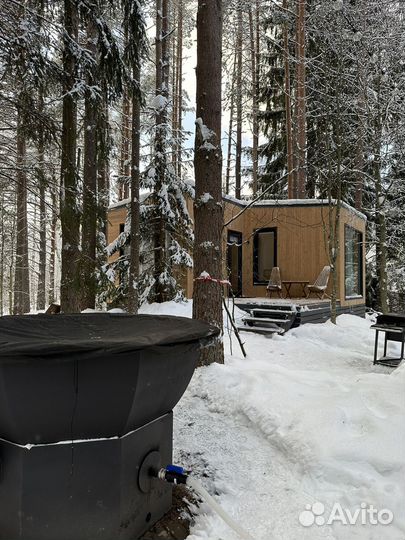 Глэмпинг с купелями и баней