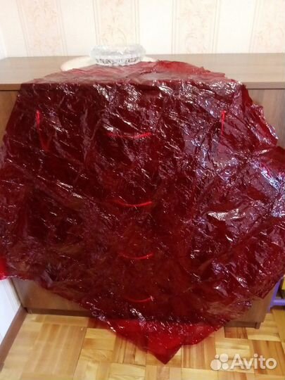 Плёнка прозрачная красная