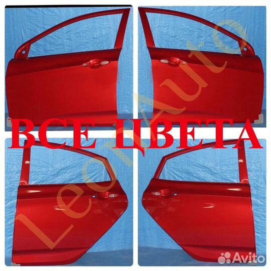 Двери Hyundai Solaris 2 1 2010-2023 Белые