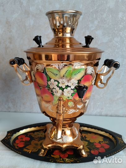 Самовар электрический расписной