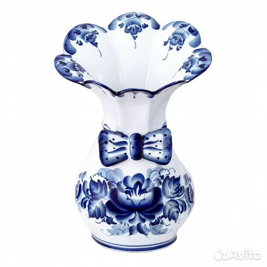 Ваза для цветов Гжель