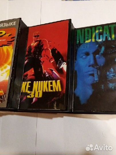 Боксы картриджей sega