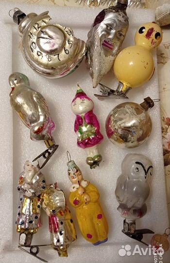 Елочные игрушки СССР в реставрацию