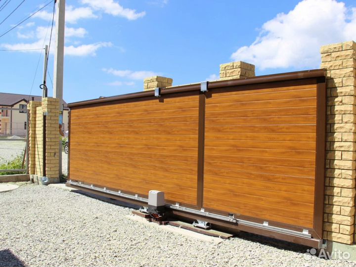 Ворота из металла 