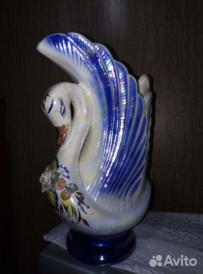 Ваза лебедь