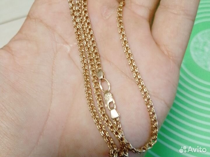 Цепь золотая мужская 585