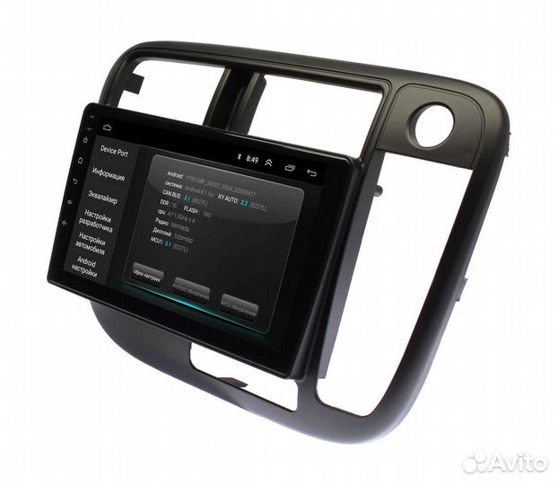 Штатная магнитола Honda Civic 1998-2000г, пр.руль