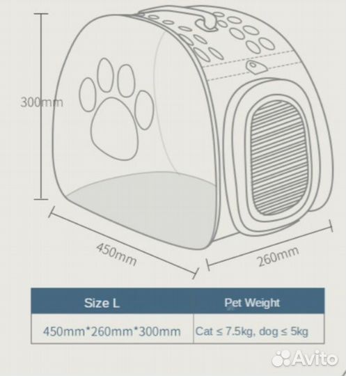 Переноска для кошки или небольшой собаки