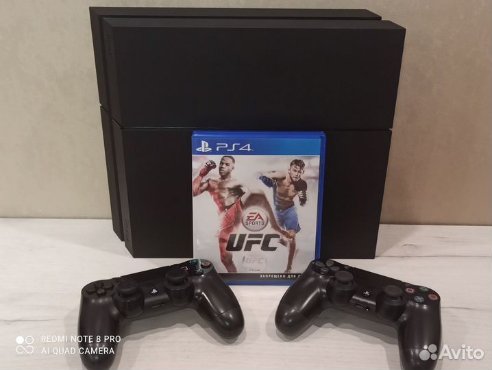 Sony Ps4 1208A 1Tb + UFC, 2 джоя, Trade-In