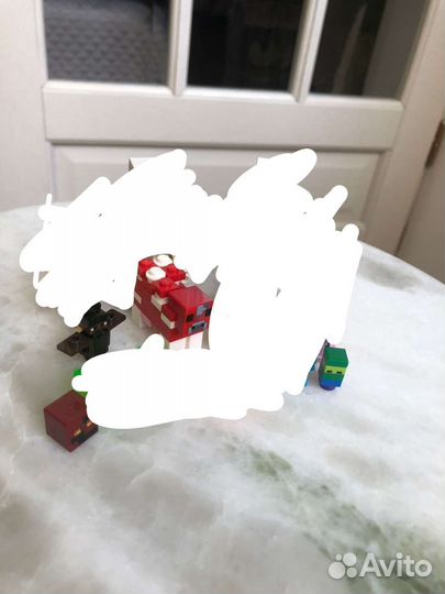 Лего фигурки и мобы Майнкрафт