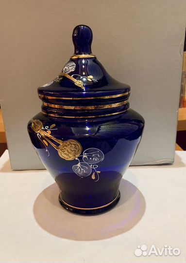 Ваза, Конфетница из чешского стекла