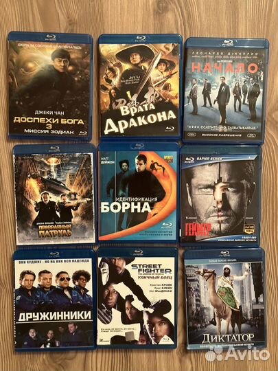 Blu ray диски фильмы 4k и DVD фильмы