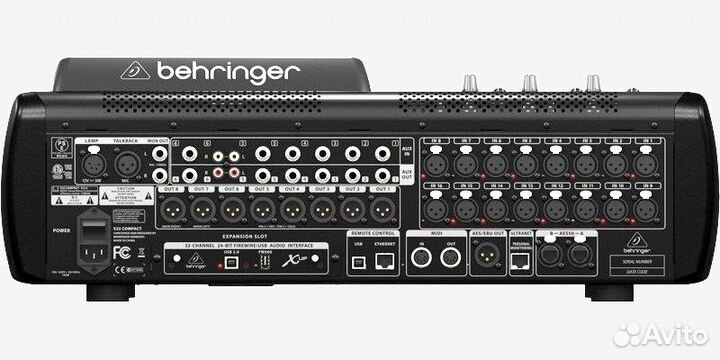 Behringer X32 compact - цифровой микшер