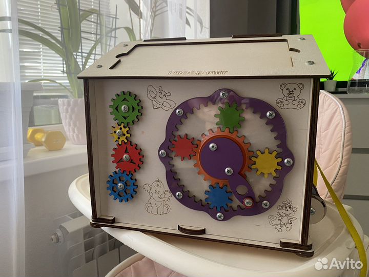 Бизиборд домик со светом