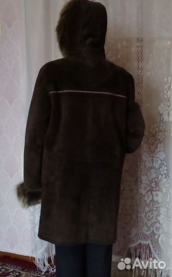 Дублёнка овчина - песец