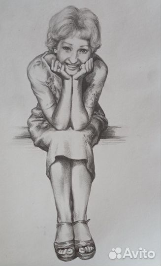 Портрет по фото карандашом на заказ