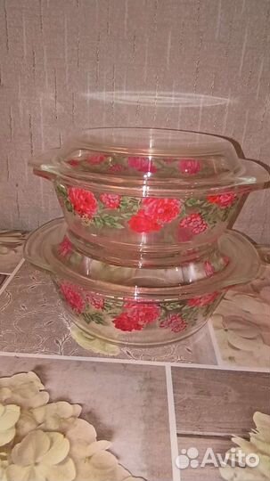 Набор кастрюль жаропрочных