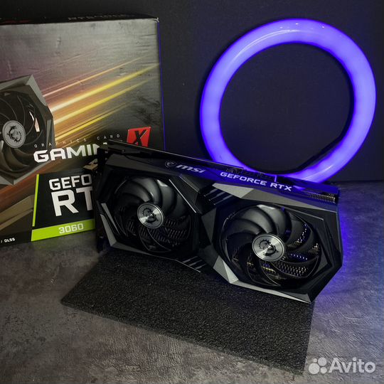 Видеокарта MSI RTX 3060 gaming X
