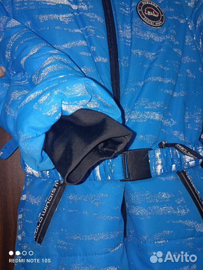 Детский зимний комбинезон на мальчика 110