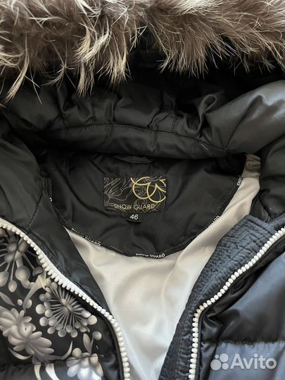 Пуховик натуральный мех