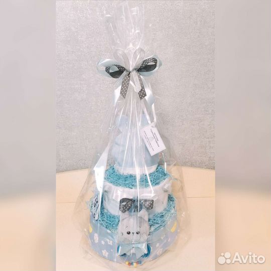 Торт из подгузников на выписку