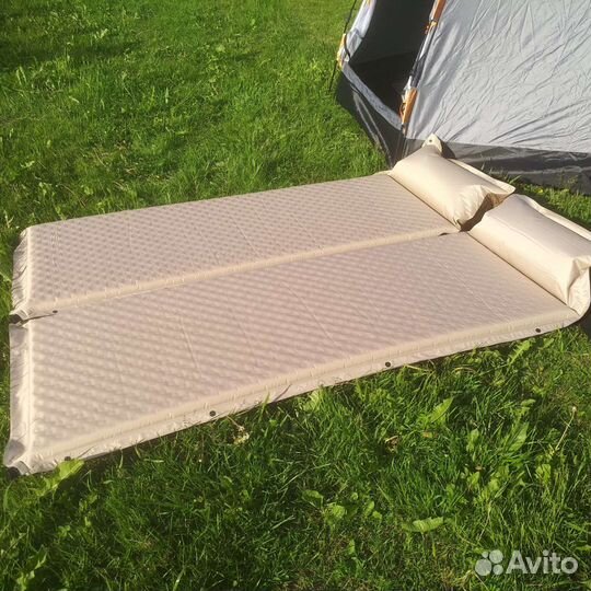 Коврик туристический самонадувающийся 5см 2штуки