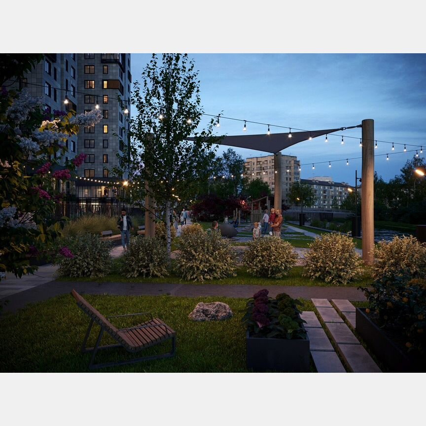 1-к. апартаменты, 23,8 м², 2/13 эт.