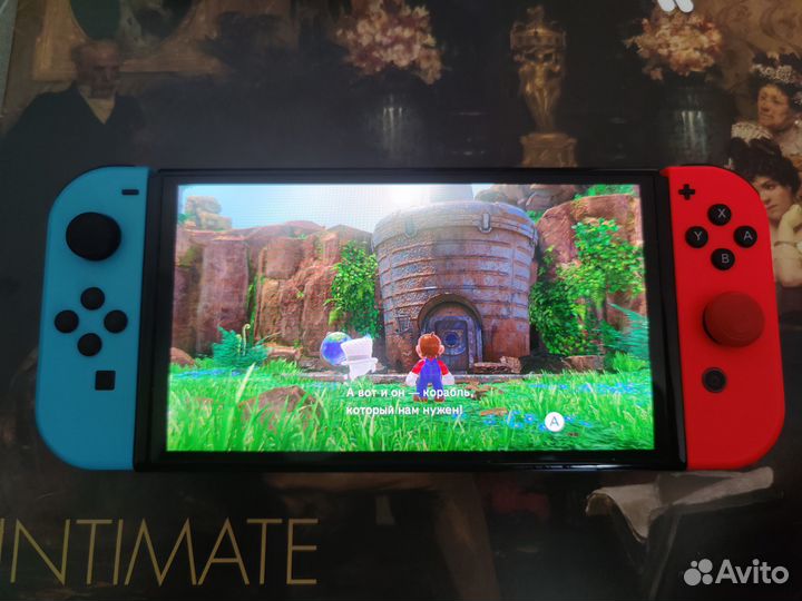 Nintendo switch oled прошитая с чипом + ring fit