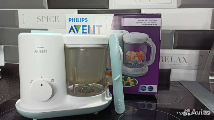 Пароварка блендер avent