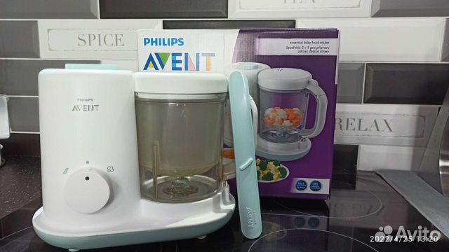 Пароварка блендер avent