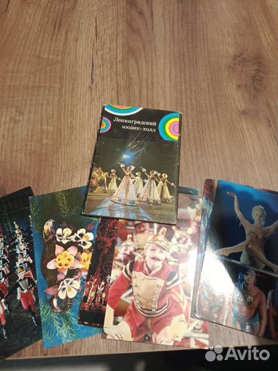 Ленинградский мьюзик-холл открытки СССР карточки