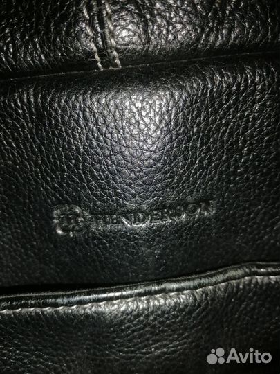 Сумка мужская henderson натуральная кожа