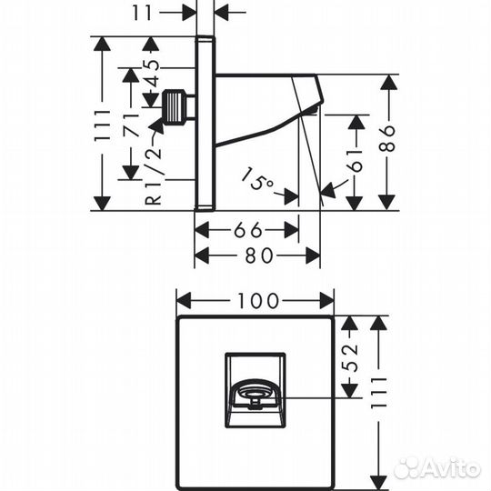 Hansgrohe 24139700 Держатель душа