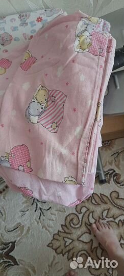 Простынь на резинке 120 60