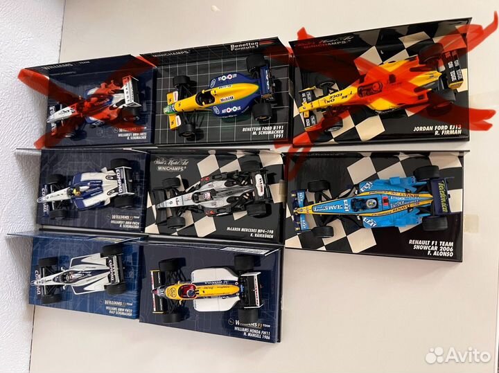 F1 1/43 Minichamps Formula 1 модели