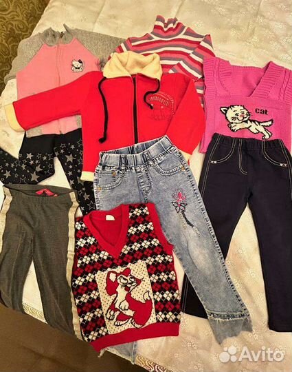 Вещи пакетом на девочку 98-104р. 50шт