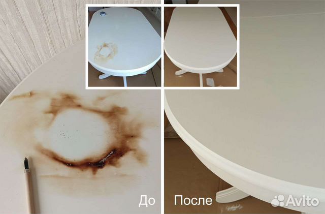 Реставрация столешниц, сколов, прожогов