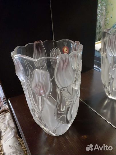 Хрустальная ваза