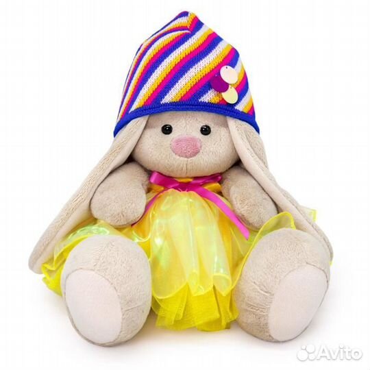 Мягкая игрушка 'Зайка Ми Лимонный микс', 18 см