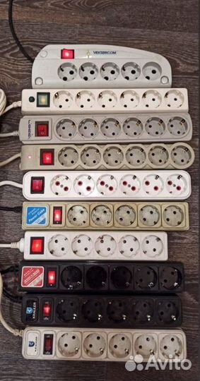 Удлиннитель, сетевой фильтр, пилот