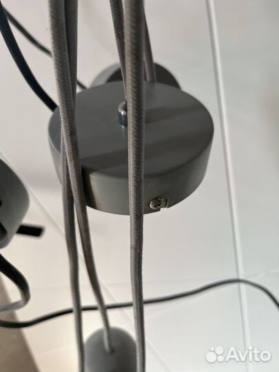 Бетонный светильник. Плафон из бетона. 3 шт