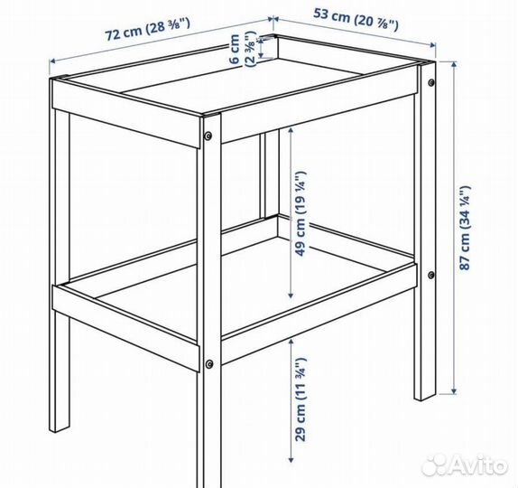 Пеленальный столик IKEA