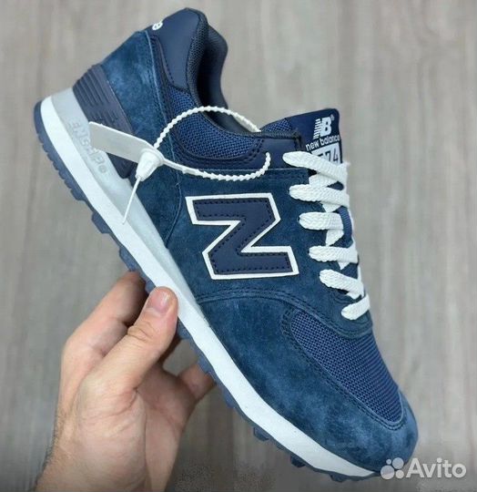 Кроссовки мужские New Balance 574 синие