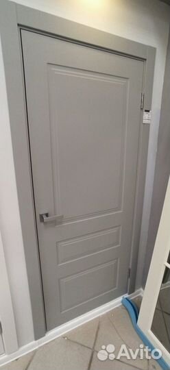 Межкомнатные белые двери с коробкой