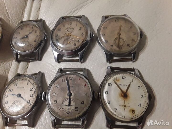 Часы Победа 1мчз, ччз, пчз.редкие 1950е 15шт