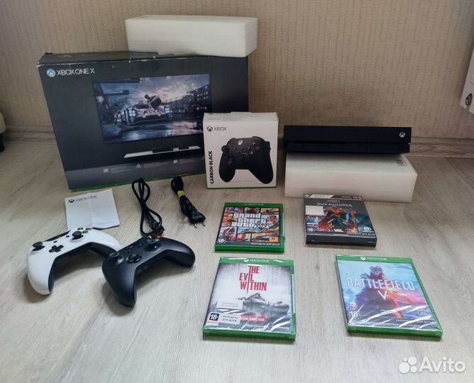 Xbox One X 1tB (1024gb) с играми