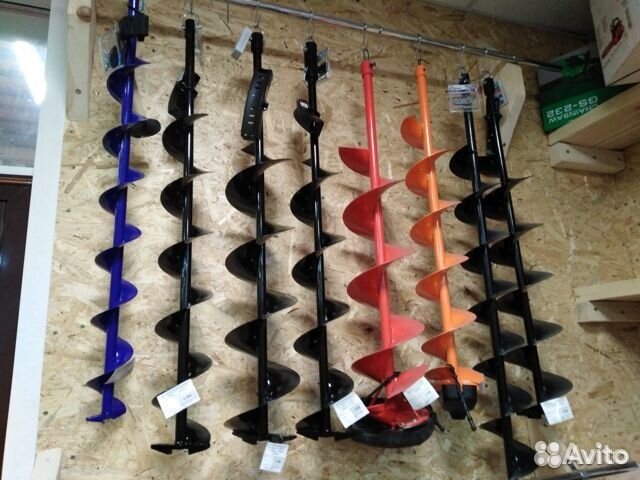 Бур ледовый D-150мм (d пос-20мм, L-1000мм)