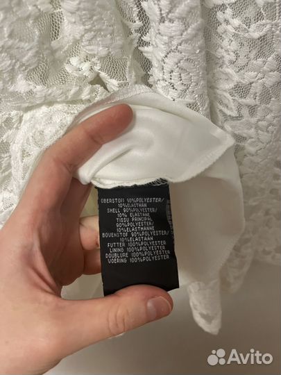 Милое белое платье