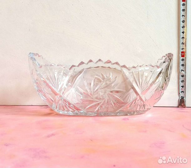 Конфетница 22 см Ладья гхз СССР