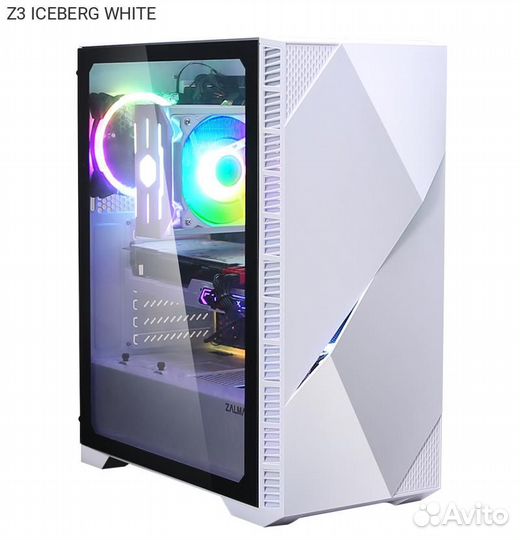 Корпус Zalman Z3 Iceberg Miditower Без бп белый, Z